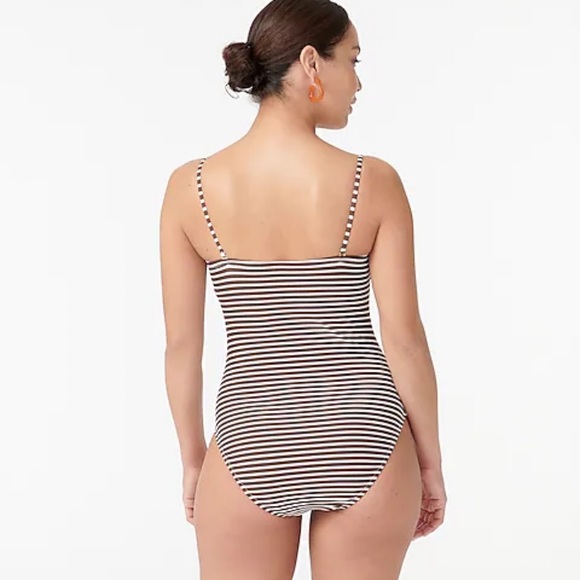 J. Crew Bandeau One-Piece in Bold Stripe, 4 - Picture 6 of 13